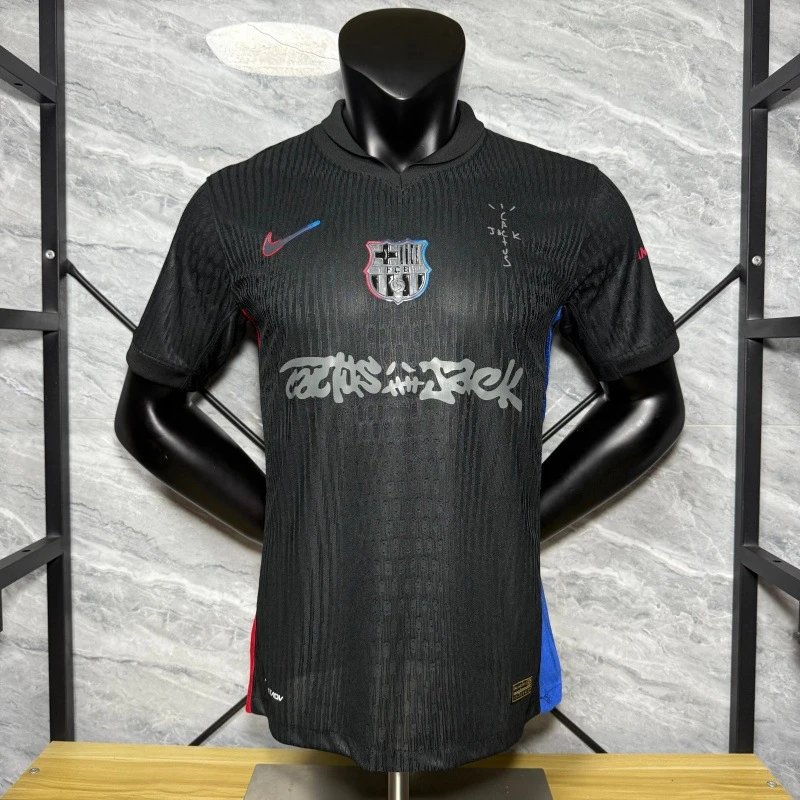24-25 Barcelona Away Jersey Scott Collaboration Edition (Grey Sponsor)