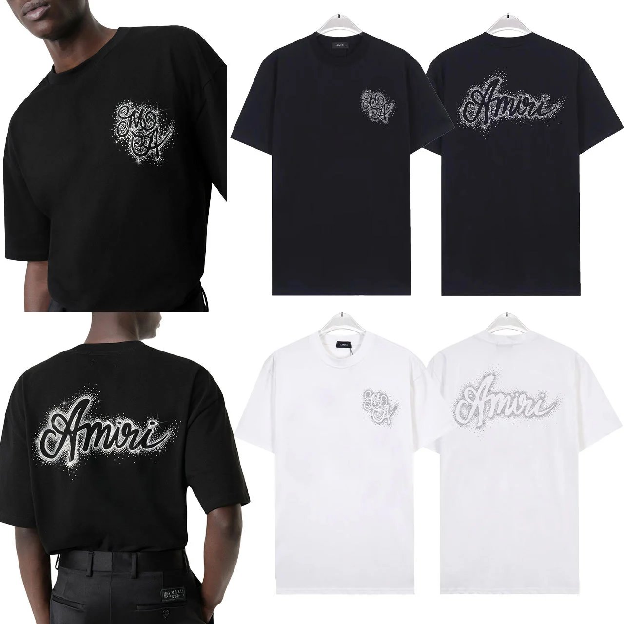 Amiri Performance Athletic Short Sleeve T-Shir