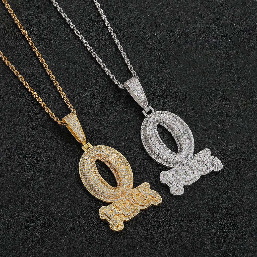 O Block Necklace