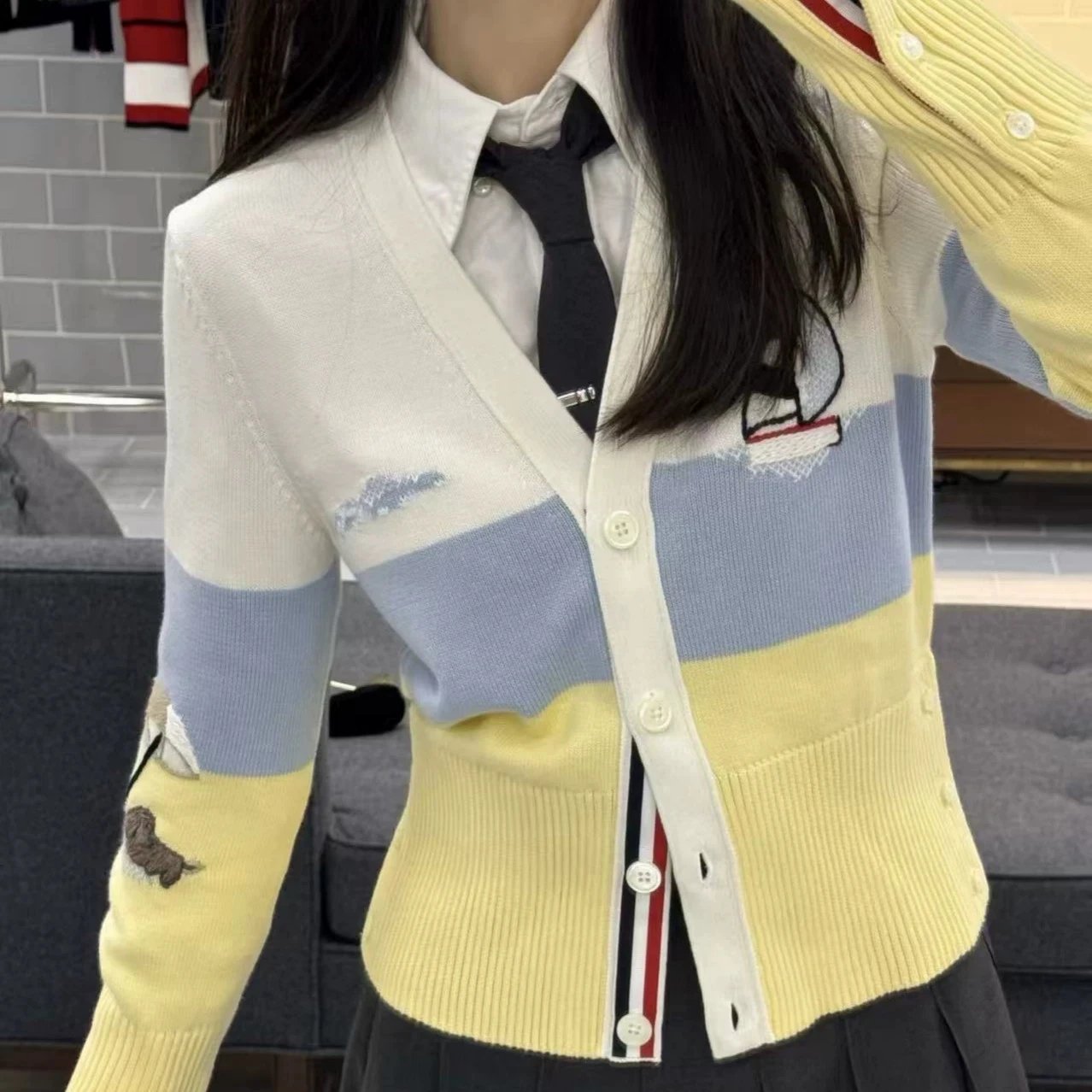 Performance Athletic Long Sleeve Knit Pullover