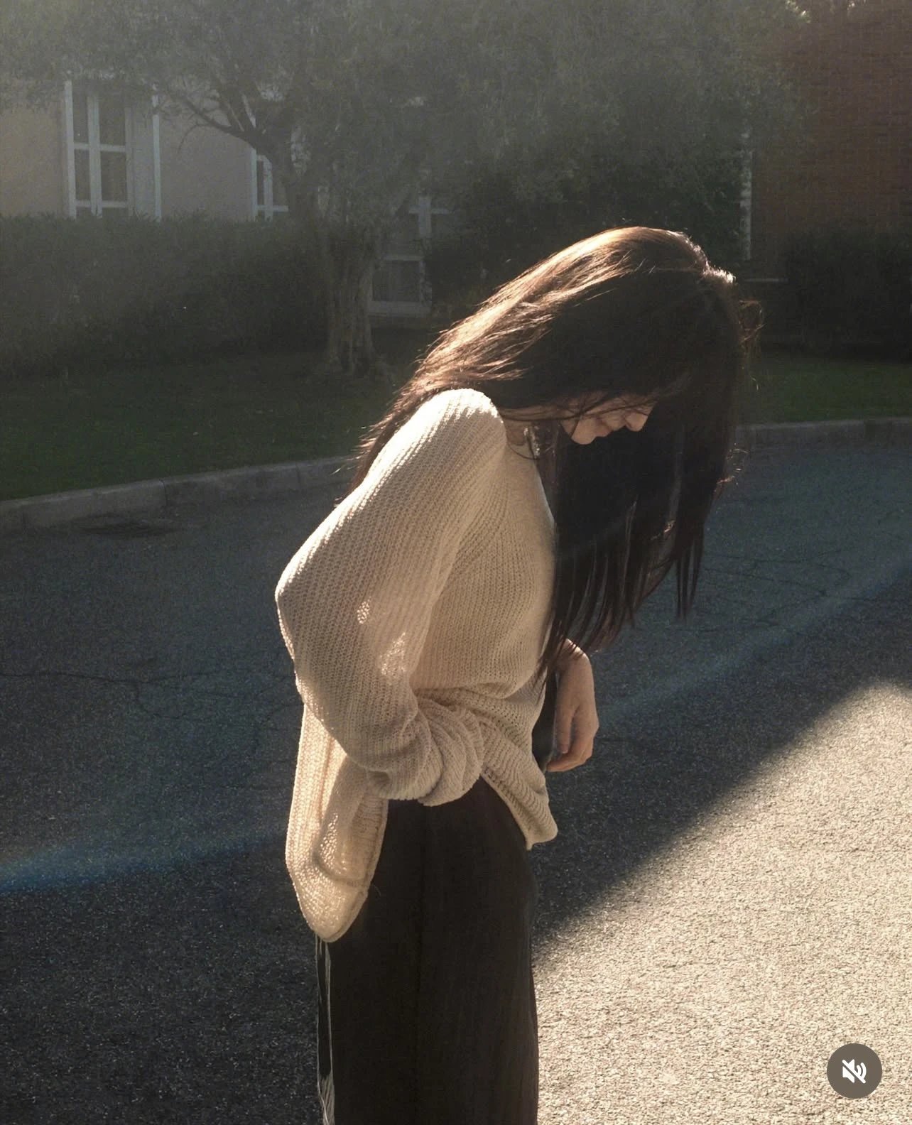 Design Knit Sweater with Waist Tie Detail Cream - 4