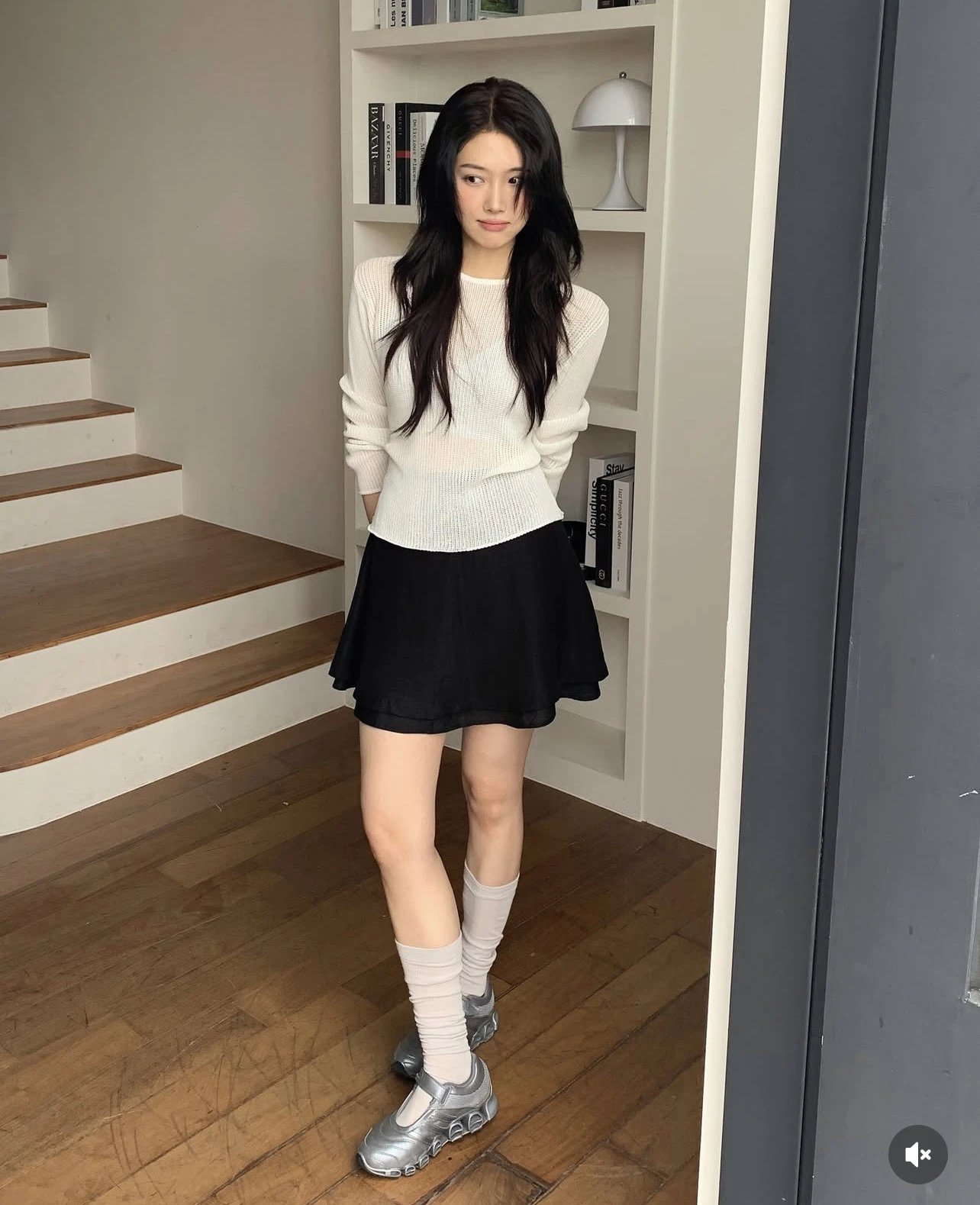 Design Knit Sweater with Waist Tie Detail Cream - 7