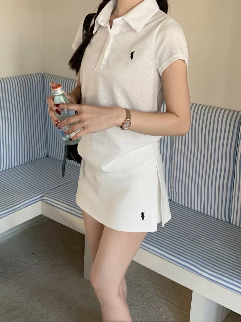 Polo Ralph Lauren Gray Tennis Dress Set - 4