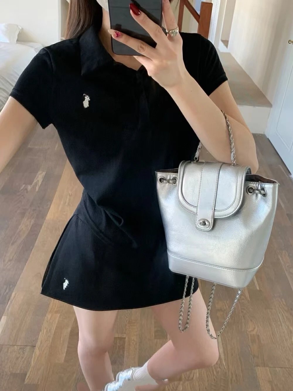 Polo Ralph Lauren Gray Tennis Dress Set - 6