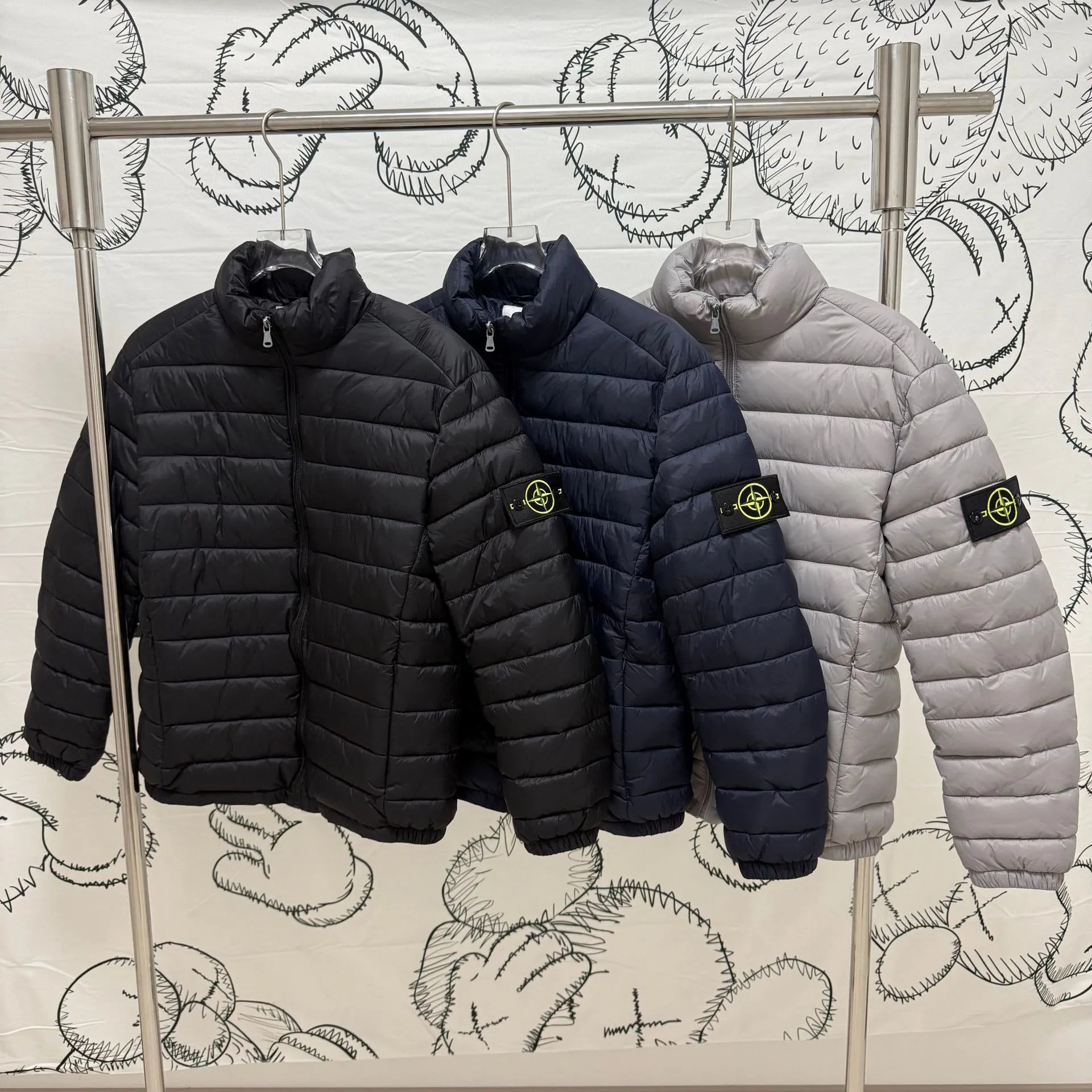 Stone Lightweight Athletic Cotton Jacket