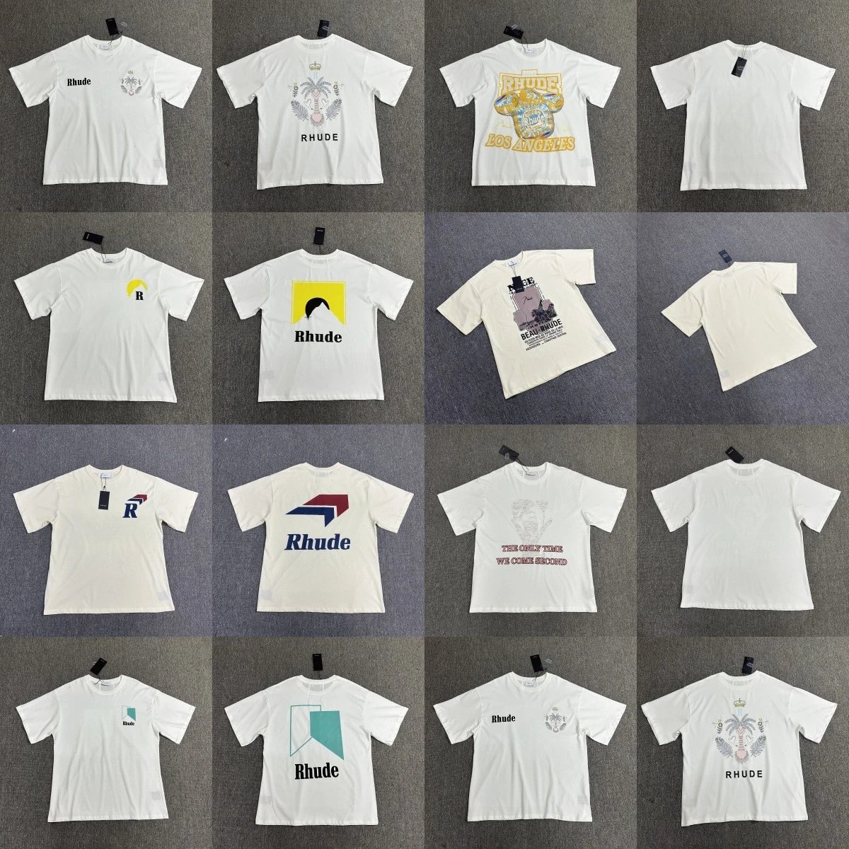 Rhude White Graphic T-Shirt
