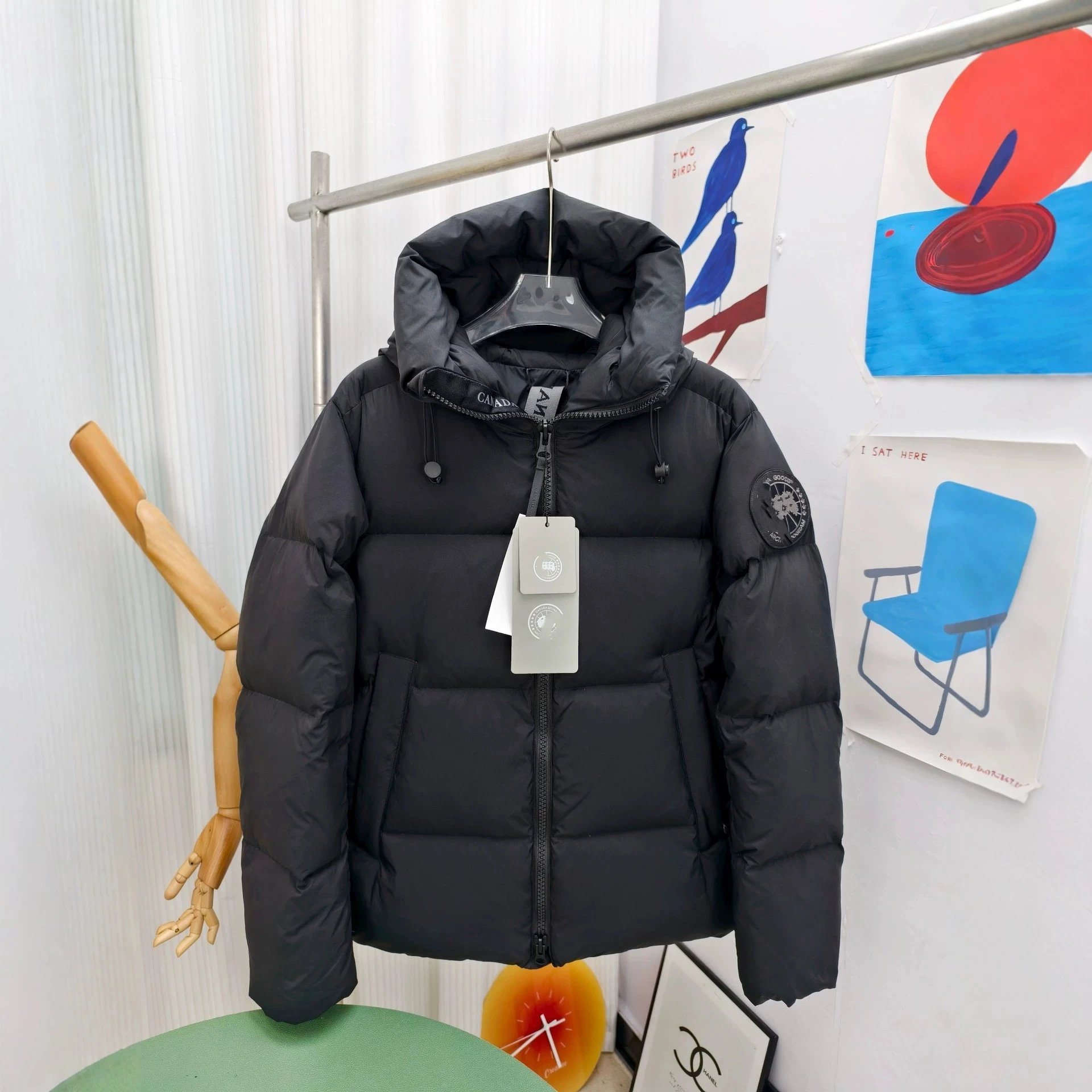 New Canada Goose Crofton Black Matte Performan