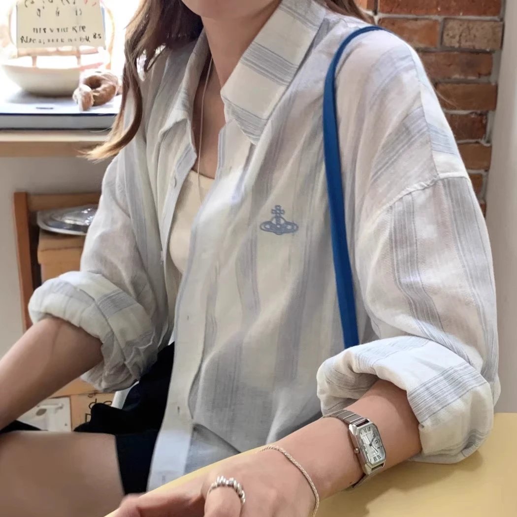 Vivi Athletic Cotton Linen Sun Shirt