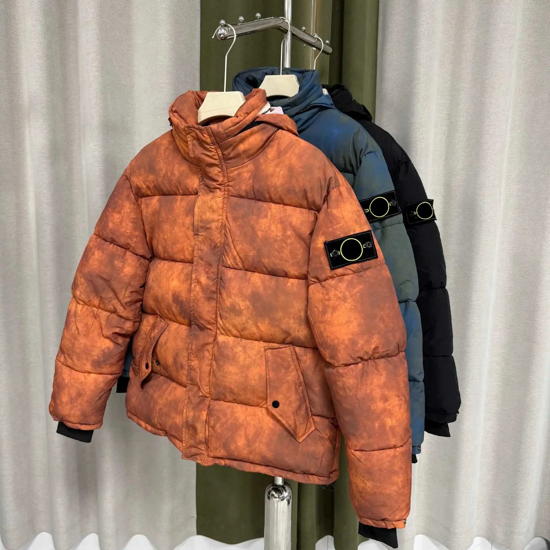 Stone Performance Athletic Cotton Hooded Jacke