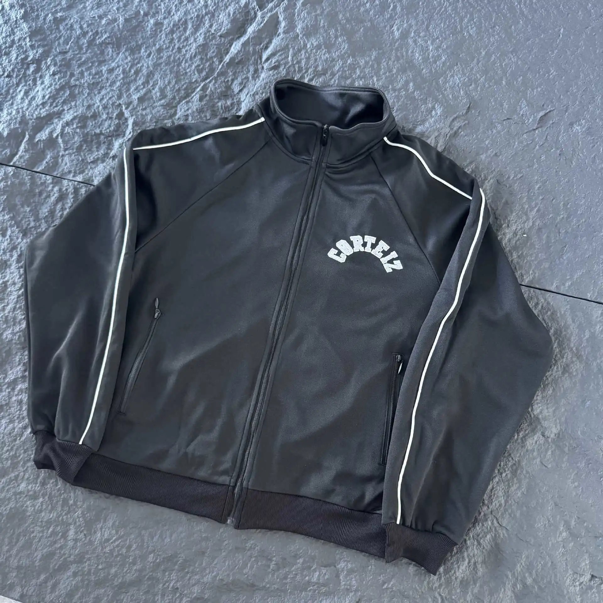 Corteiz Zip Up Hoodie Sporty Training Jacket
