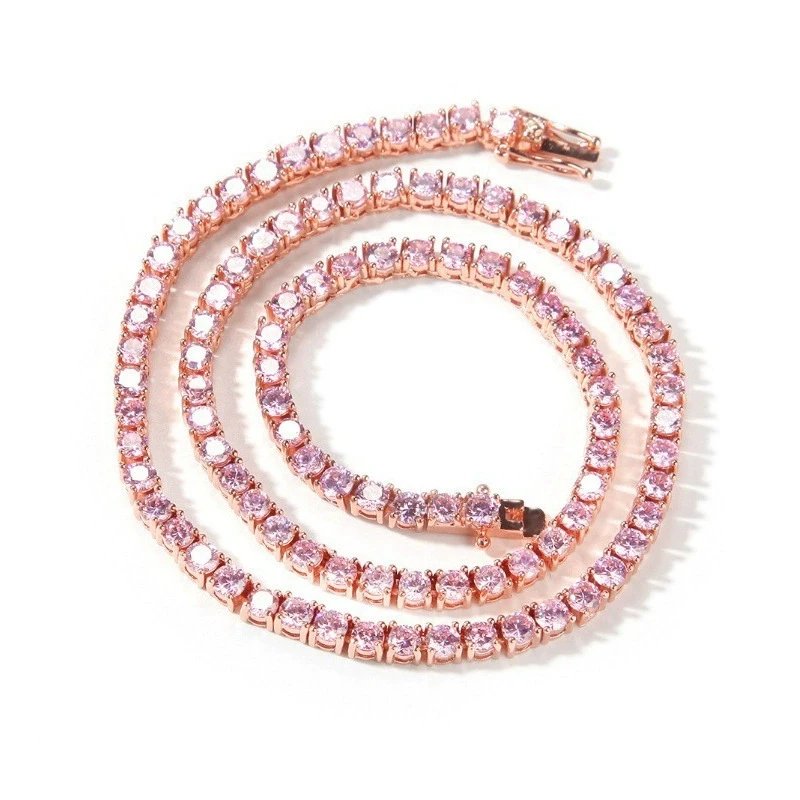 Pink Zircon Necklace