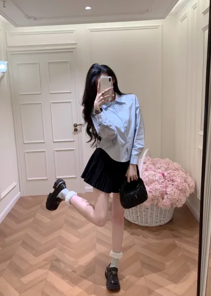Design Embellished Sheer White Shirt Tops Shirt - 6