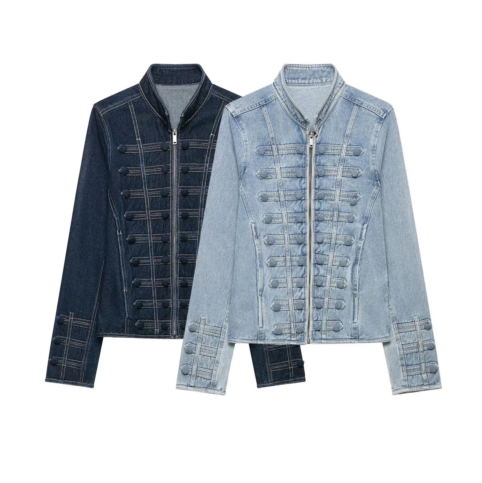 Women Autumn Classic Vintage Denim Jacket