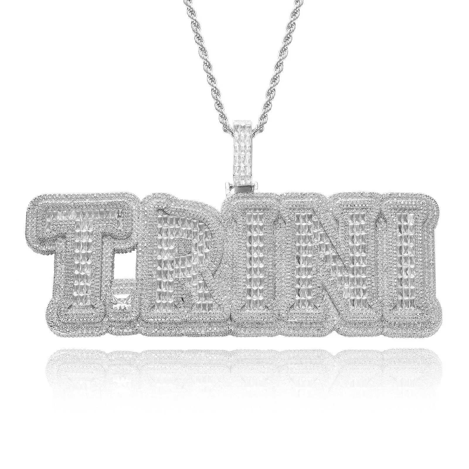 T-Shape Zircon Necklace