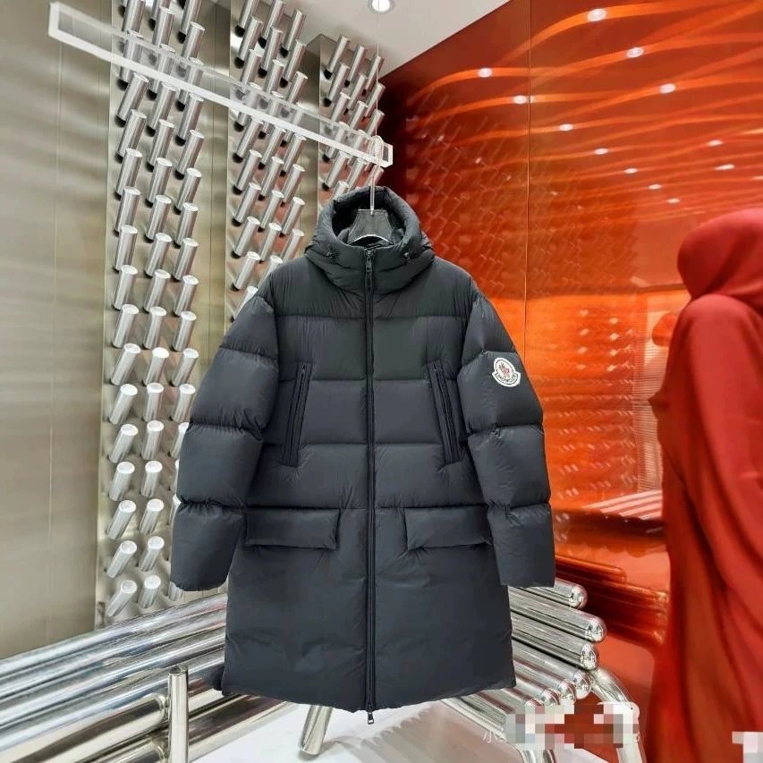 New Version Warm Long Down Jacket for Men Wome