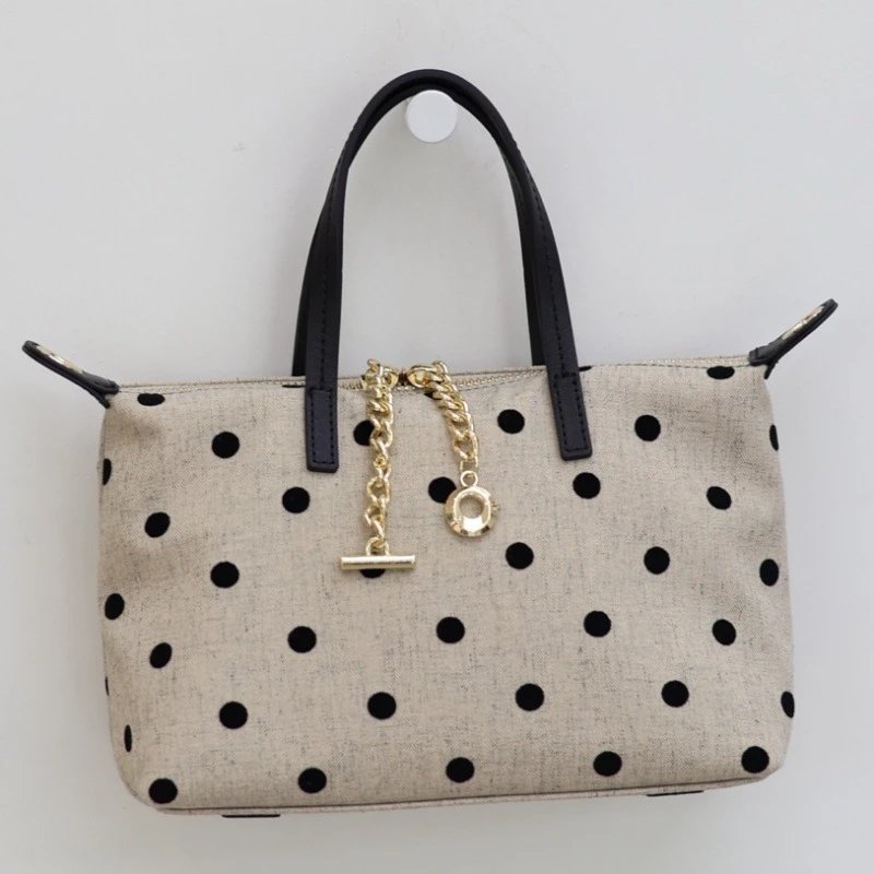 Leather Dot Tote Bag Performance Training Carr