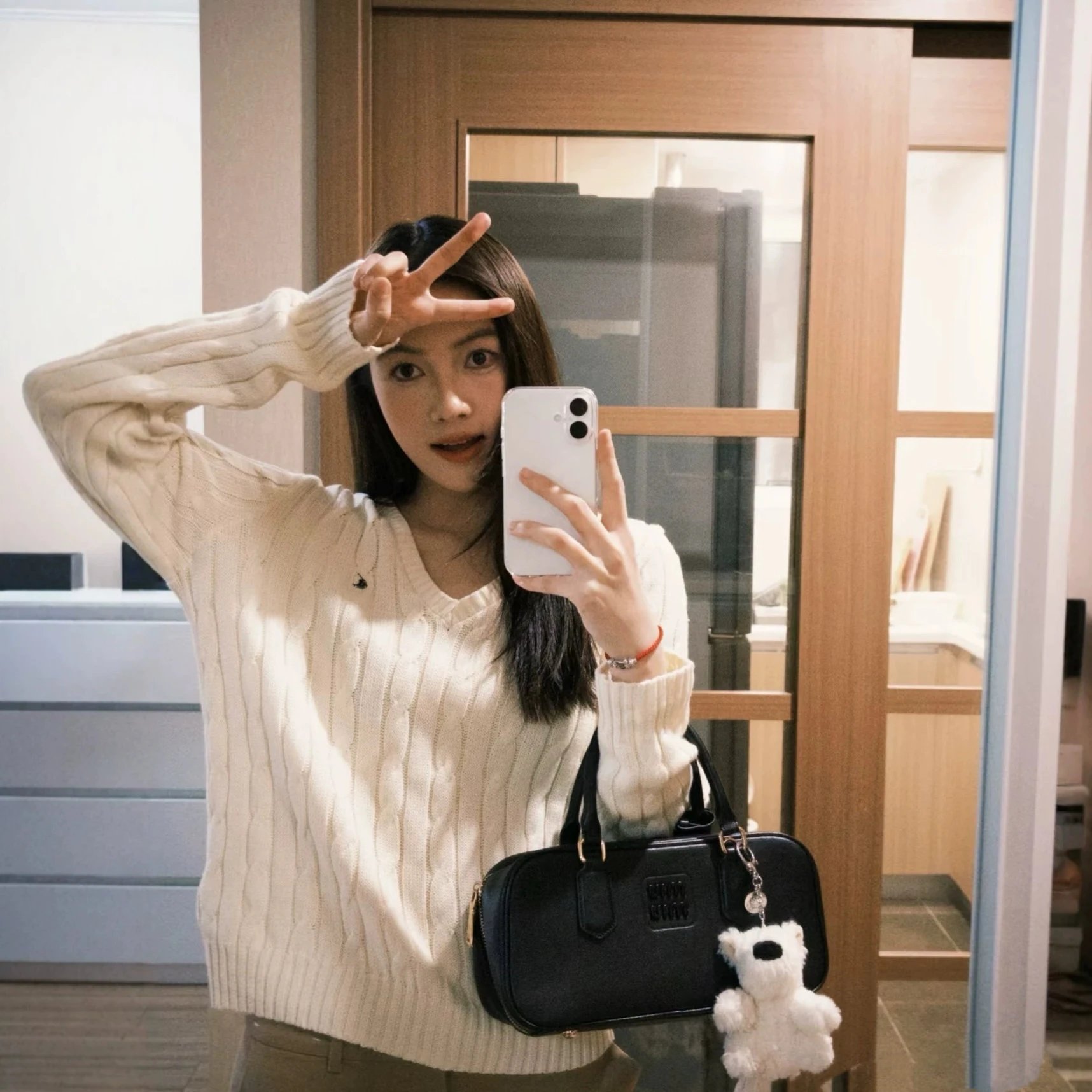 High Quality RL Athletic V Neck Knit Sweater