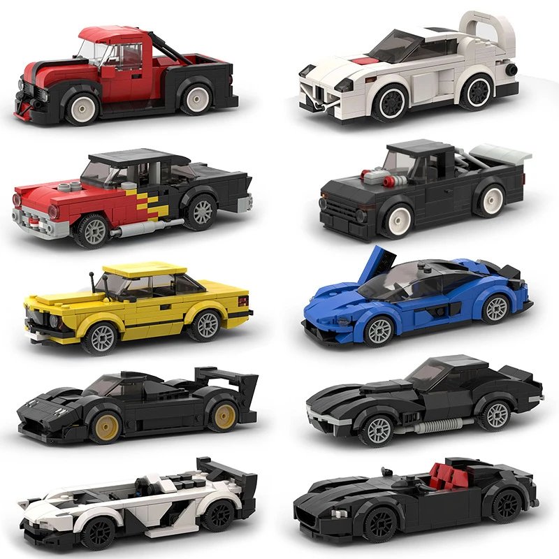 LEGO Custom Build Cars [40 sty