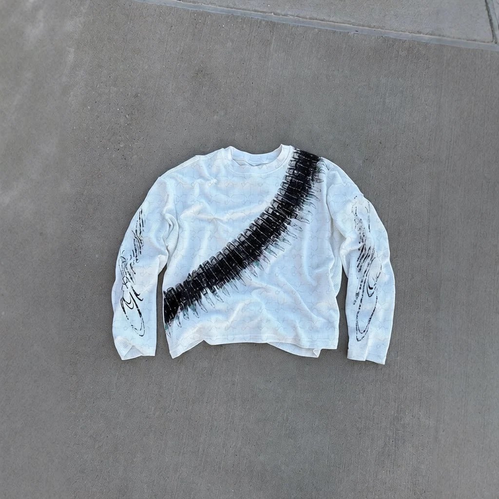 Dark Print Hoodie