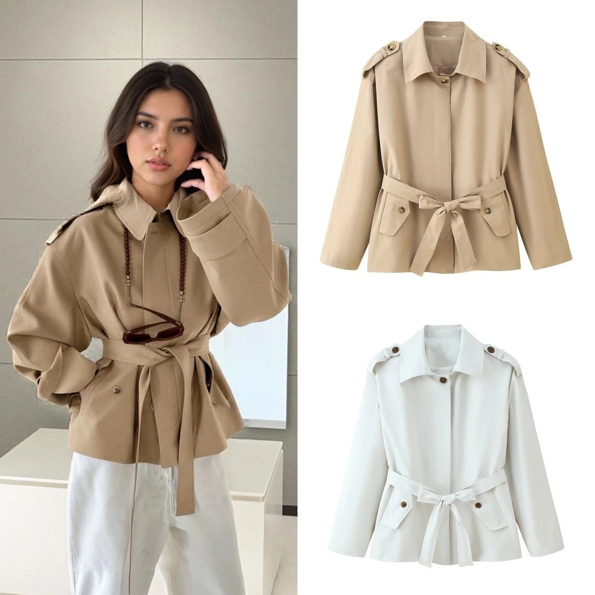 2026 Women Autumn Windbreaker Jacket