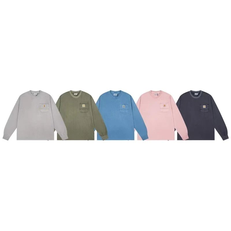 Caha Classic Pocket Long Sleeve T-Shirt