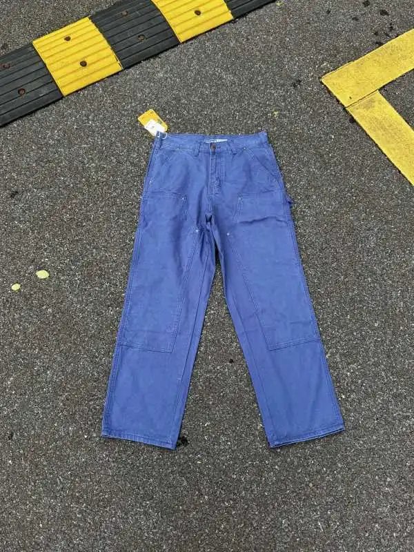 Carhartt Trousers Loose straight carpenter — Navy blue
