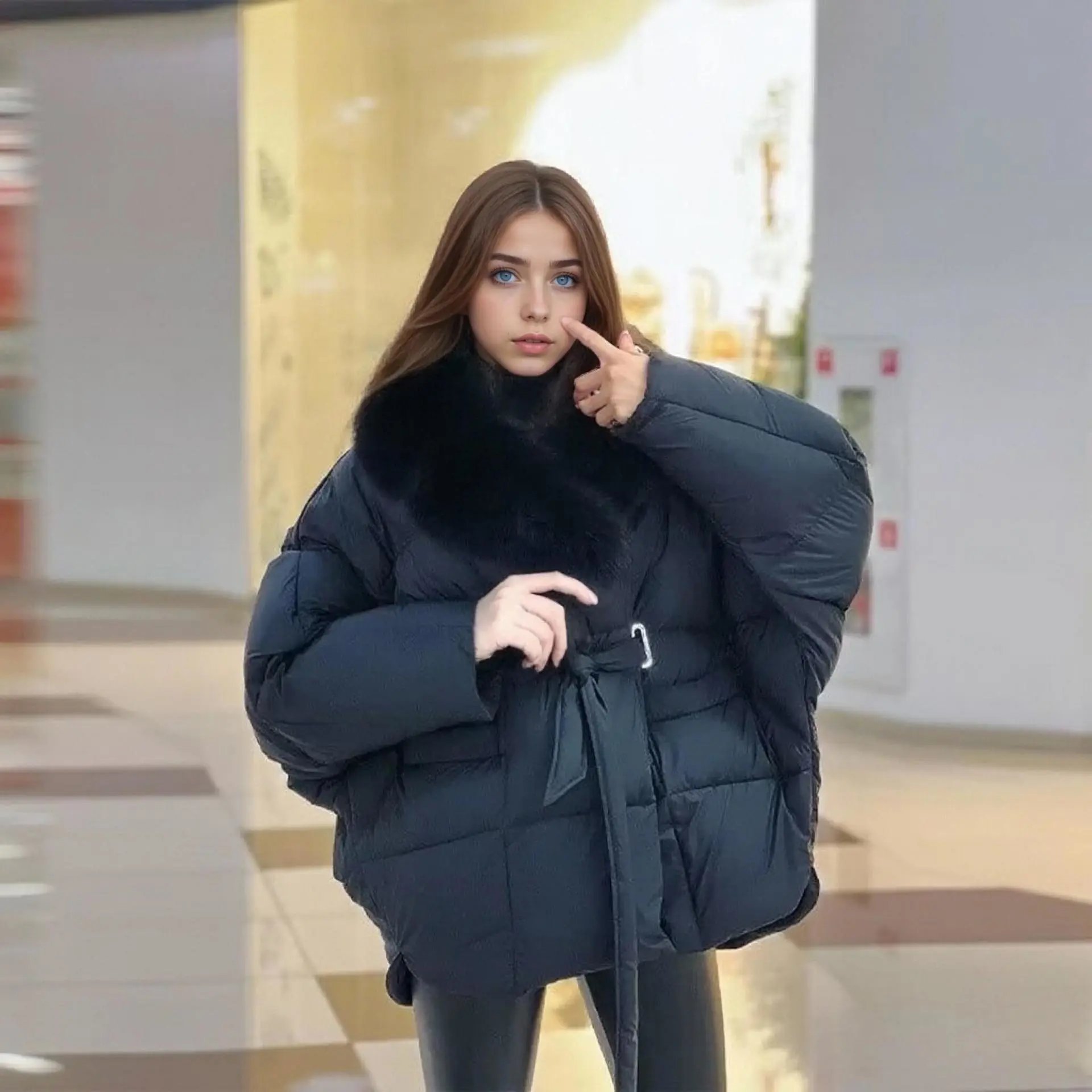 Women Warm Long Sleeve Cotton Jacket