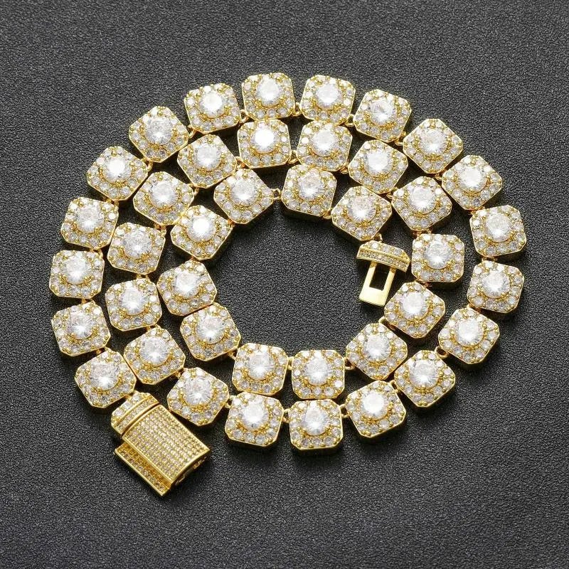 Men Diamond Chain Necklace Flashy Trendy