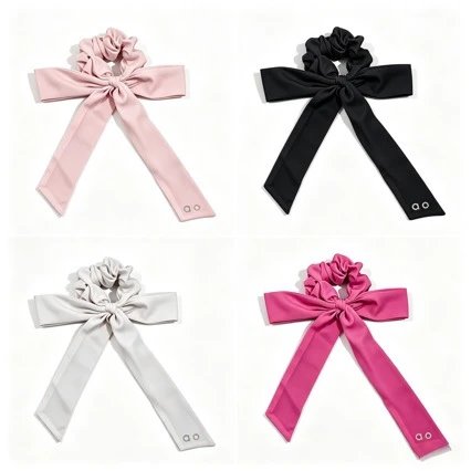 Fashion Hair Tie Pure Color Hand Knot