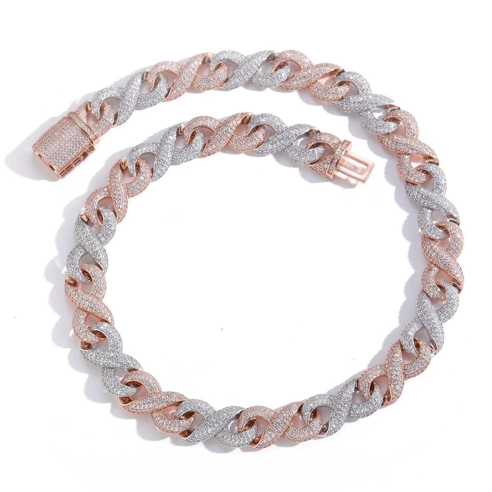 Rose Gold Silver Necklace