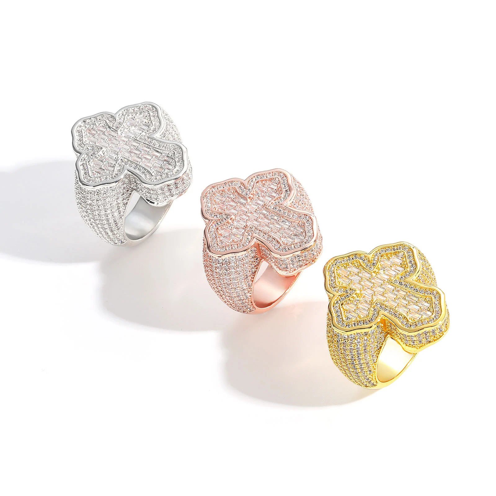 Zircon Cross Ring