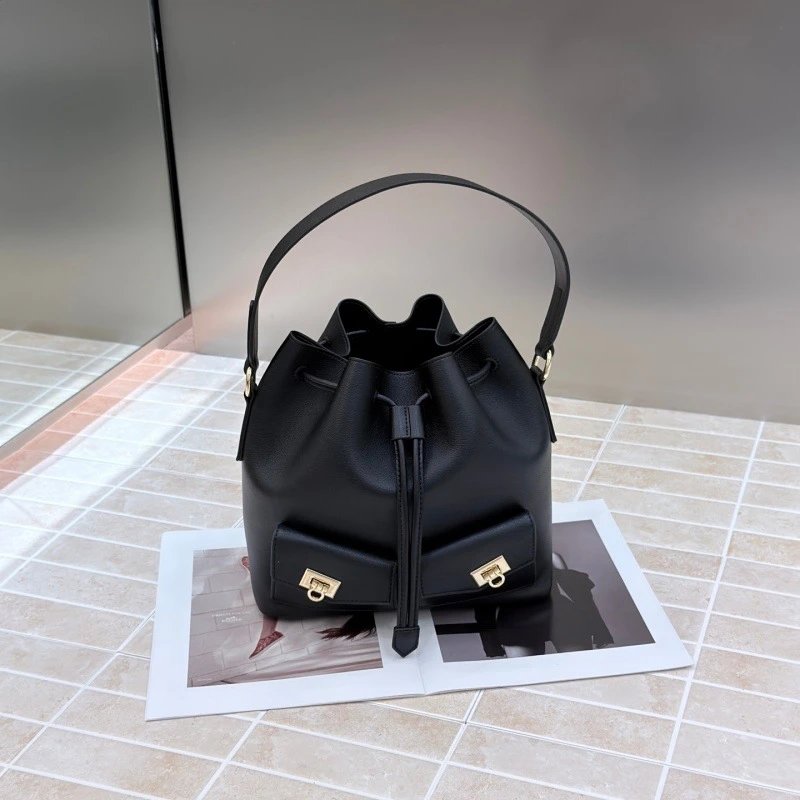 F Classic Performance Leather Tote Bag