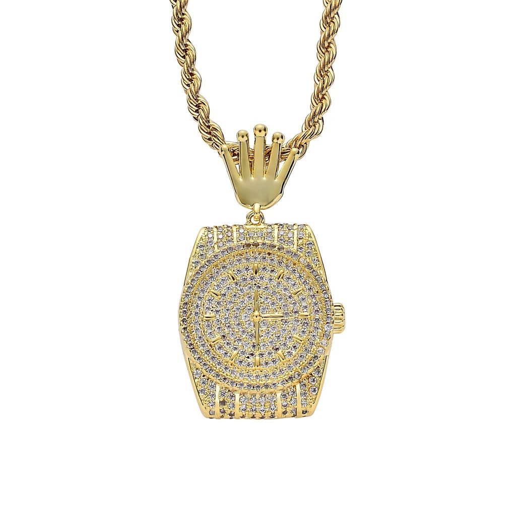 Zircon Pendant Watch