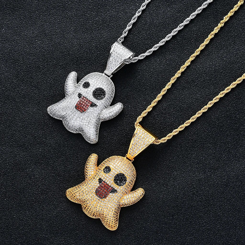 Ghost Pendant Necklace