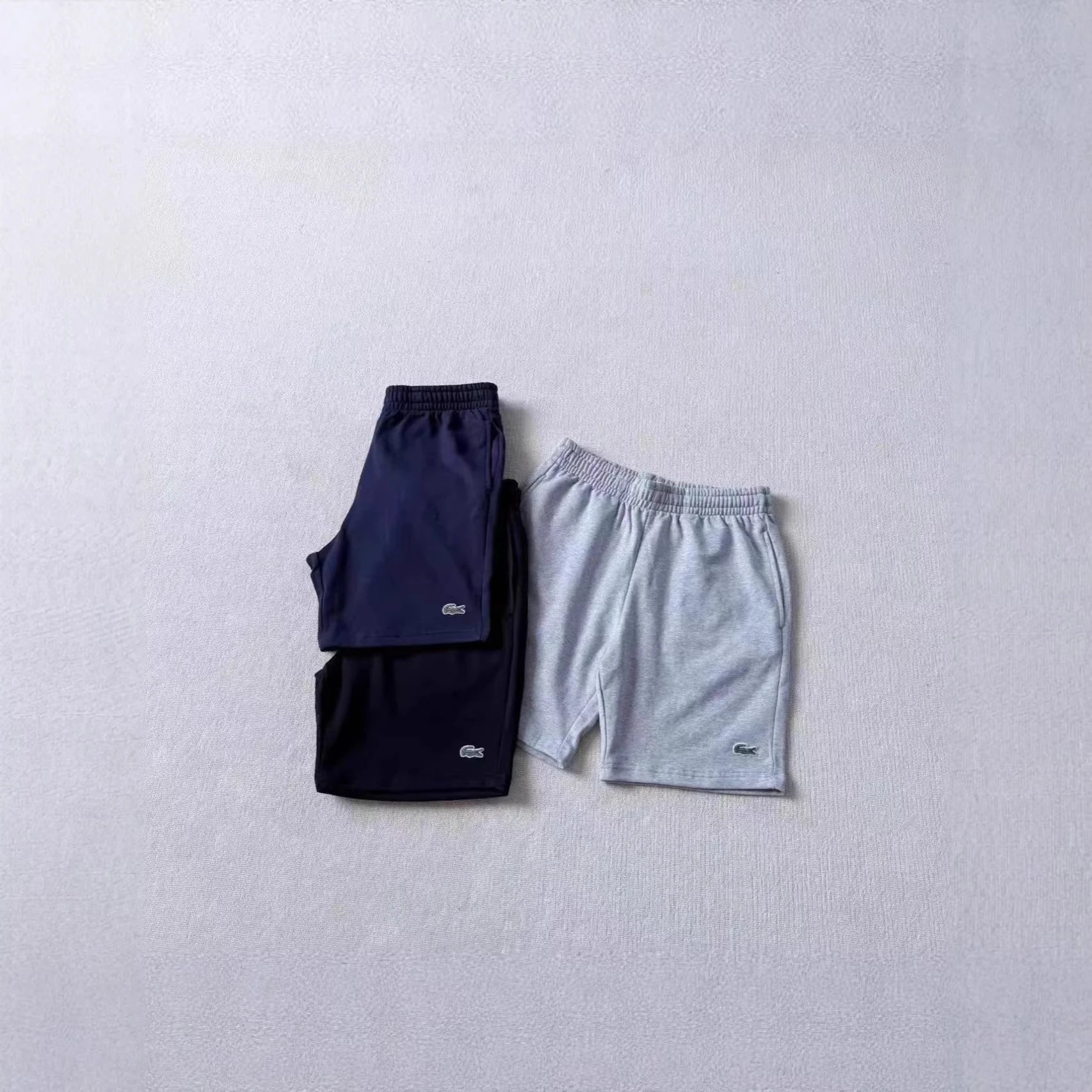 Men Summer Embroidered Fish Shorts