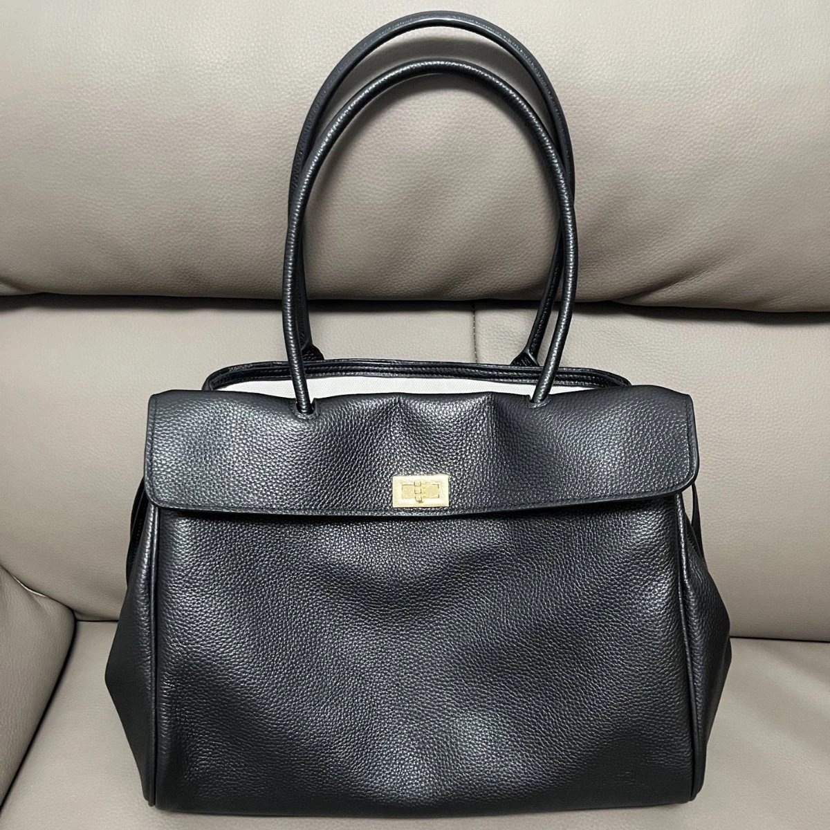 Leather Tote Bag Performance Commute Bag