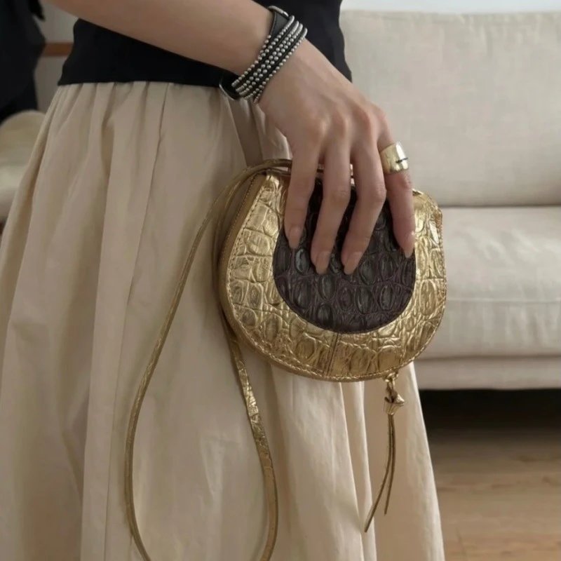 Mini Shell Bag Performance Leather Crossbody B