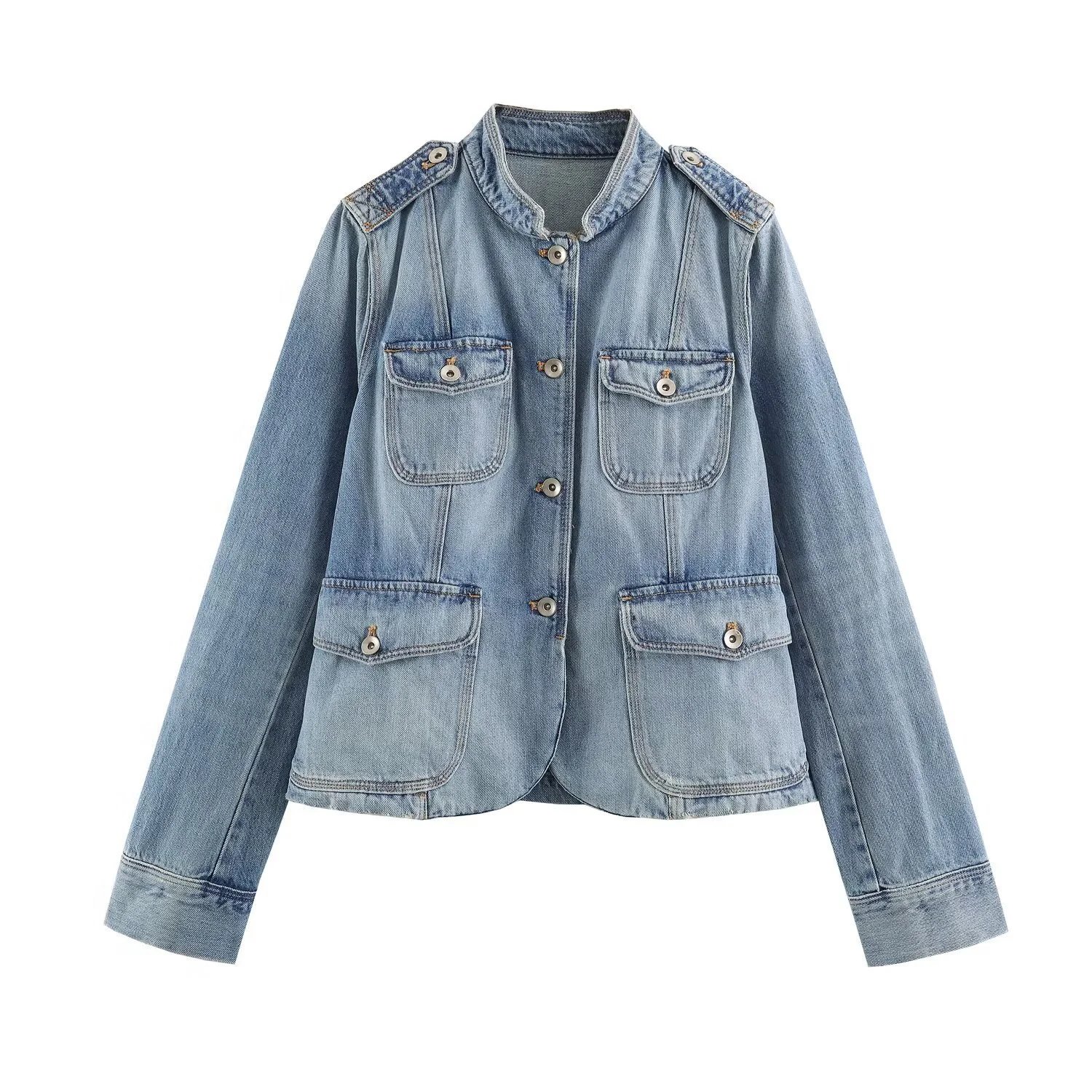 2026 Women Vintage Work Jacket Athletic Traini