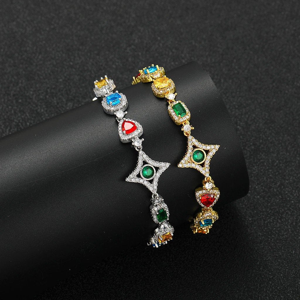 Colorful Gem Chain