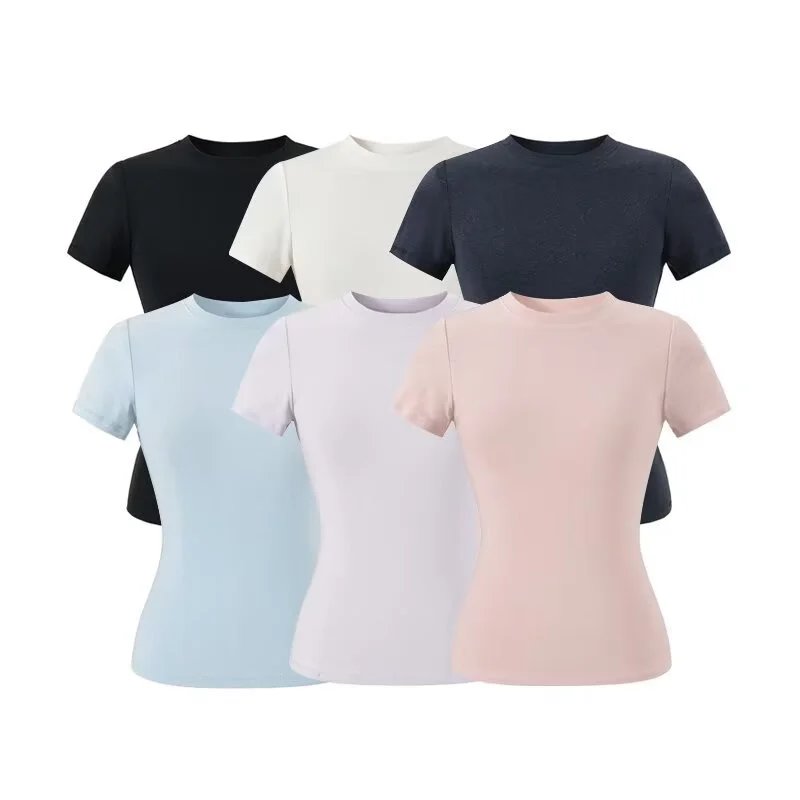 2026 Summer Athletic Slim Fit Short Sleeve Top