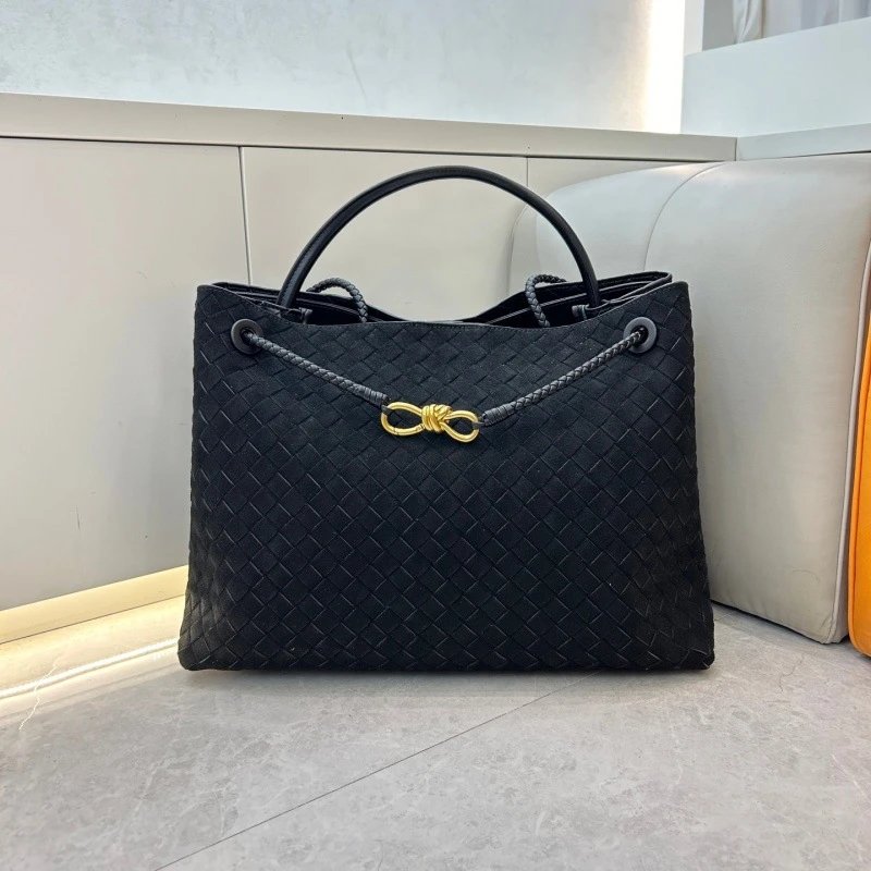 Classic Leather Handmade Tote Bag Large Capaci