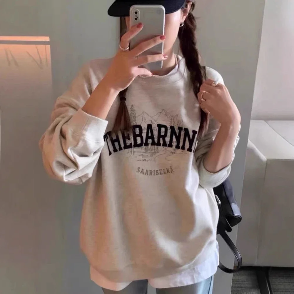 1to1reps Hoodies/Sweaters fashion reps product 韩国thebarnnet八奶卫衣设计感雪