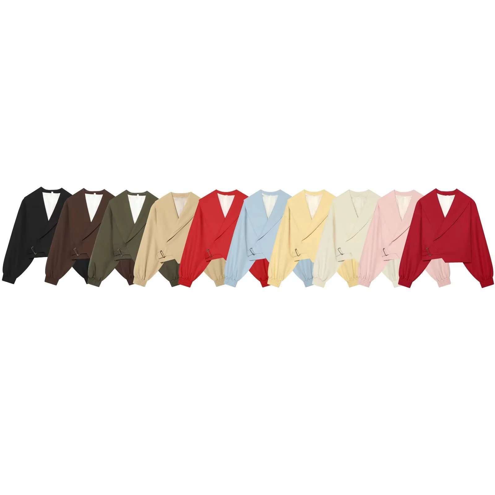 Women Athletic Short Windproof Jacket