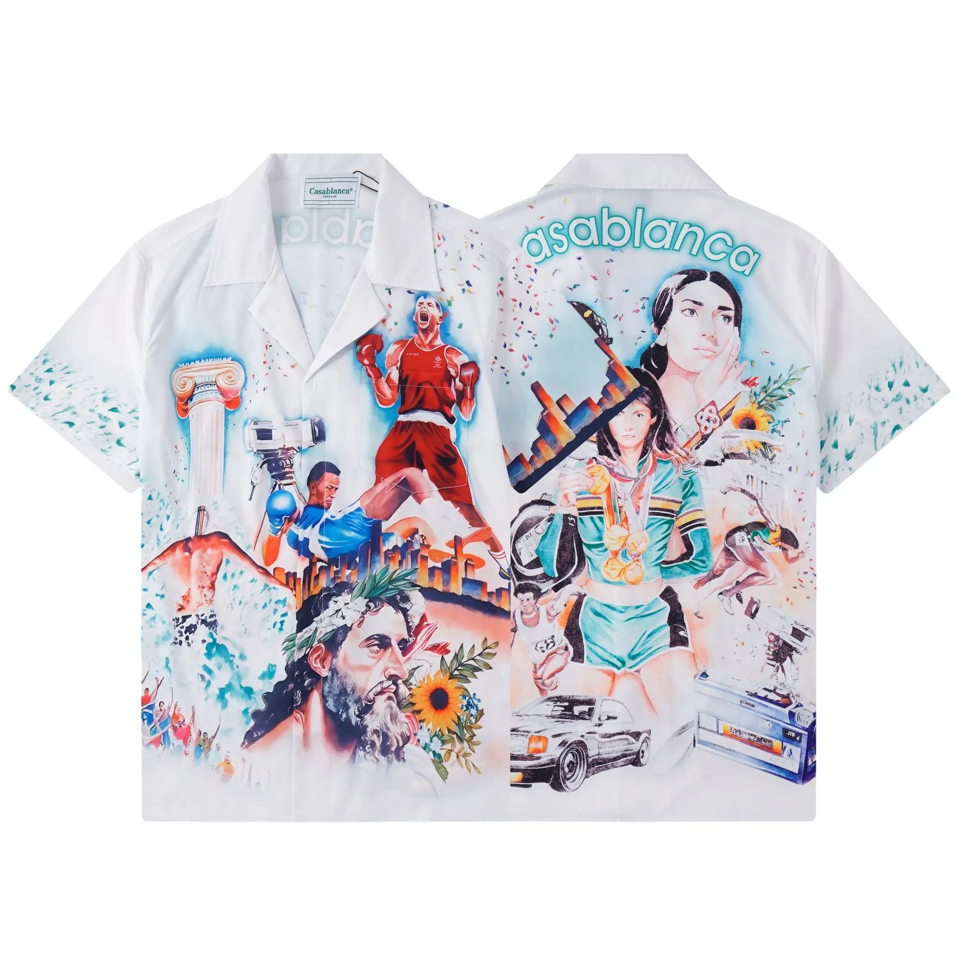 Casa Athletic Summer Art Style T Shirt