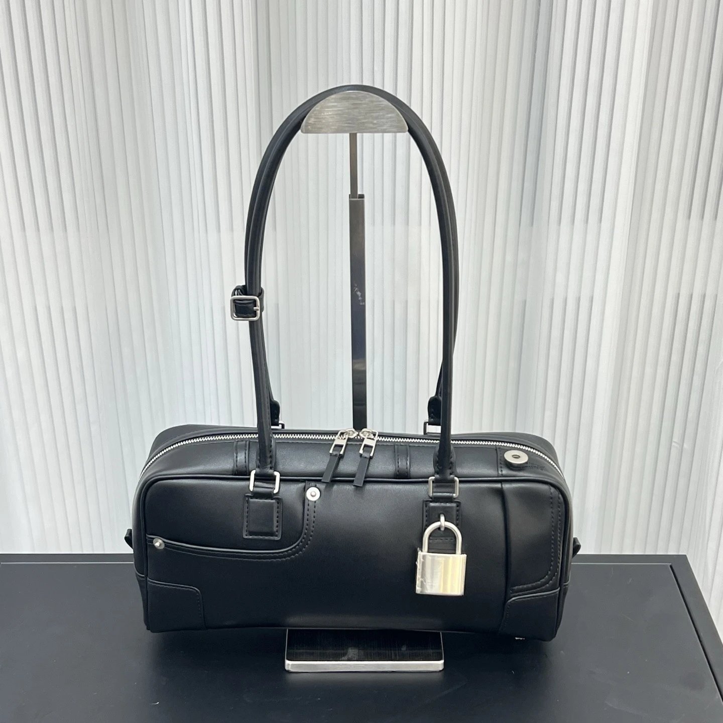 Rojia 2026 Spring New Leather Long Handle Moto