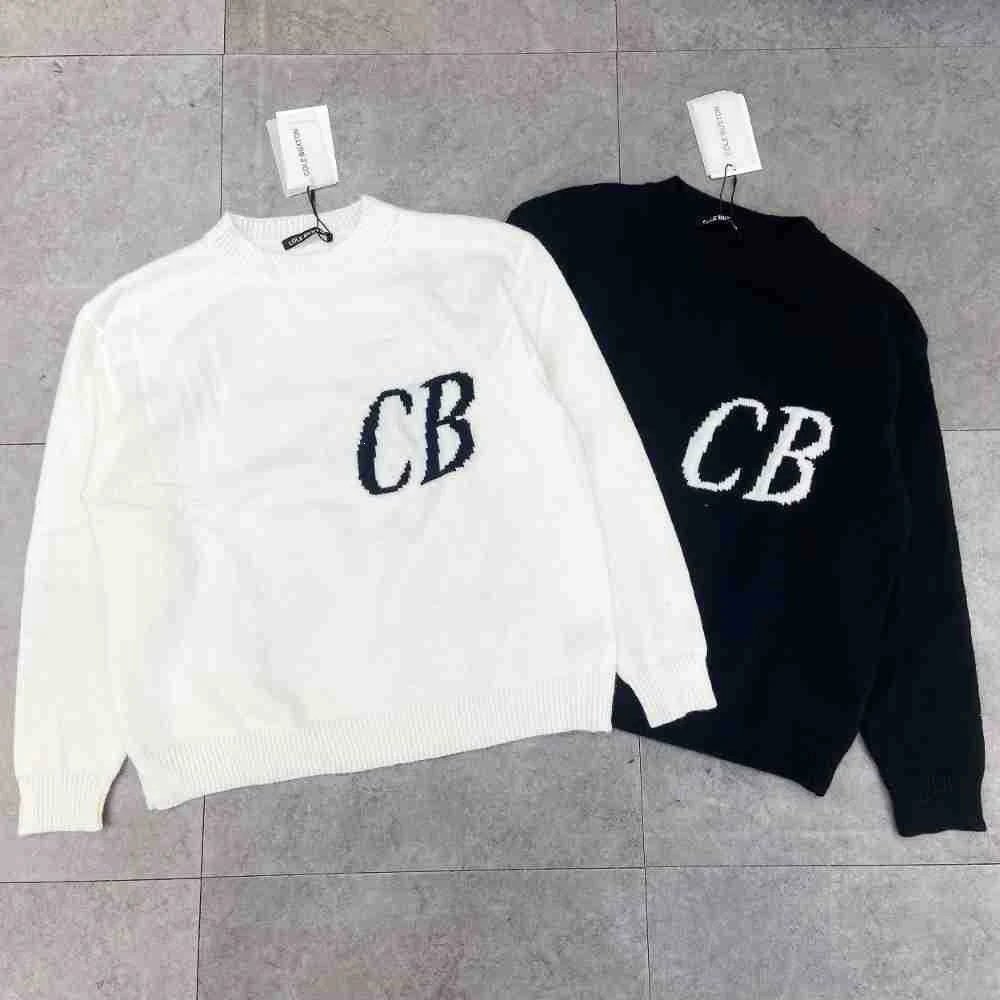Cole Buxton Athletic Knit Sweater Loose Round 