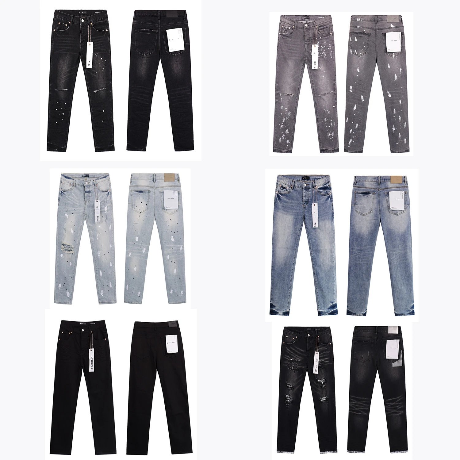 Men Performance Athletic Slim Fit Jeans