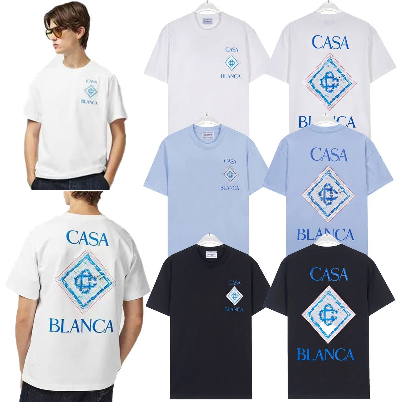 Casablanca Athletic Summer Round Neck T-Shirt