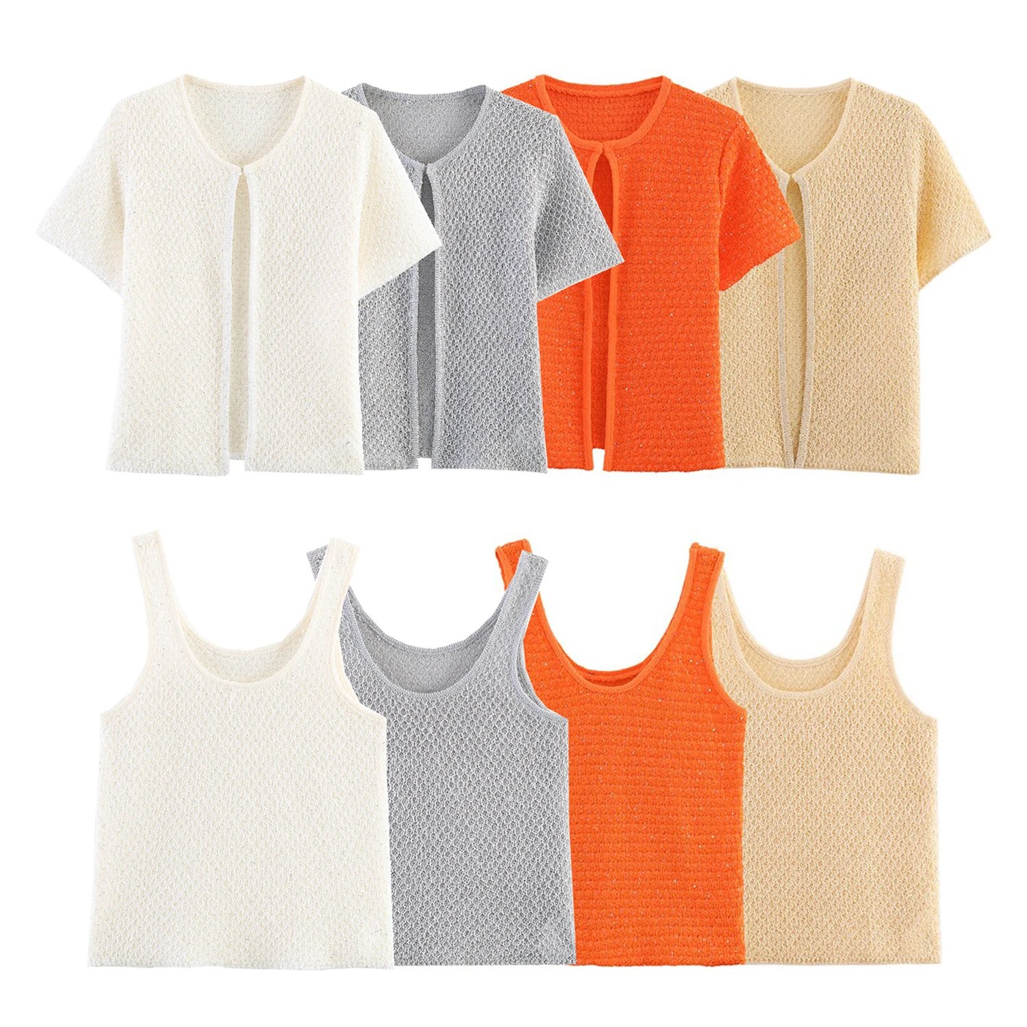 Women Knit Top Set