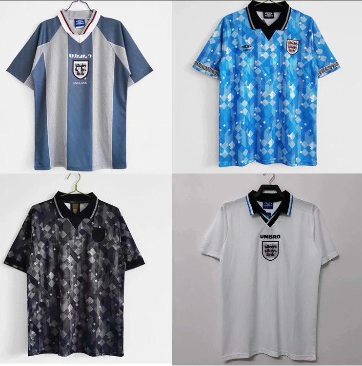 England 8 Garth Croft Retro Football Jersey